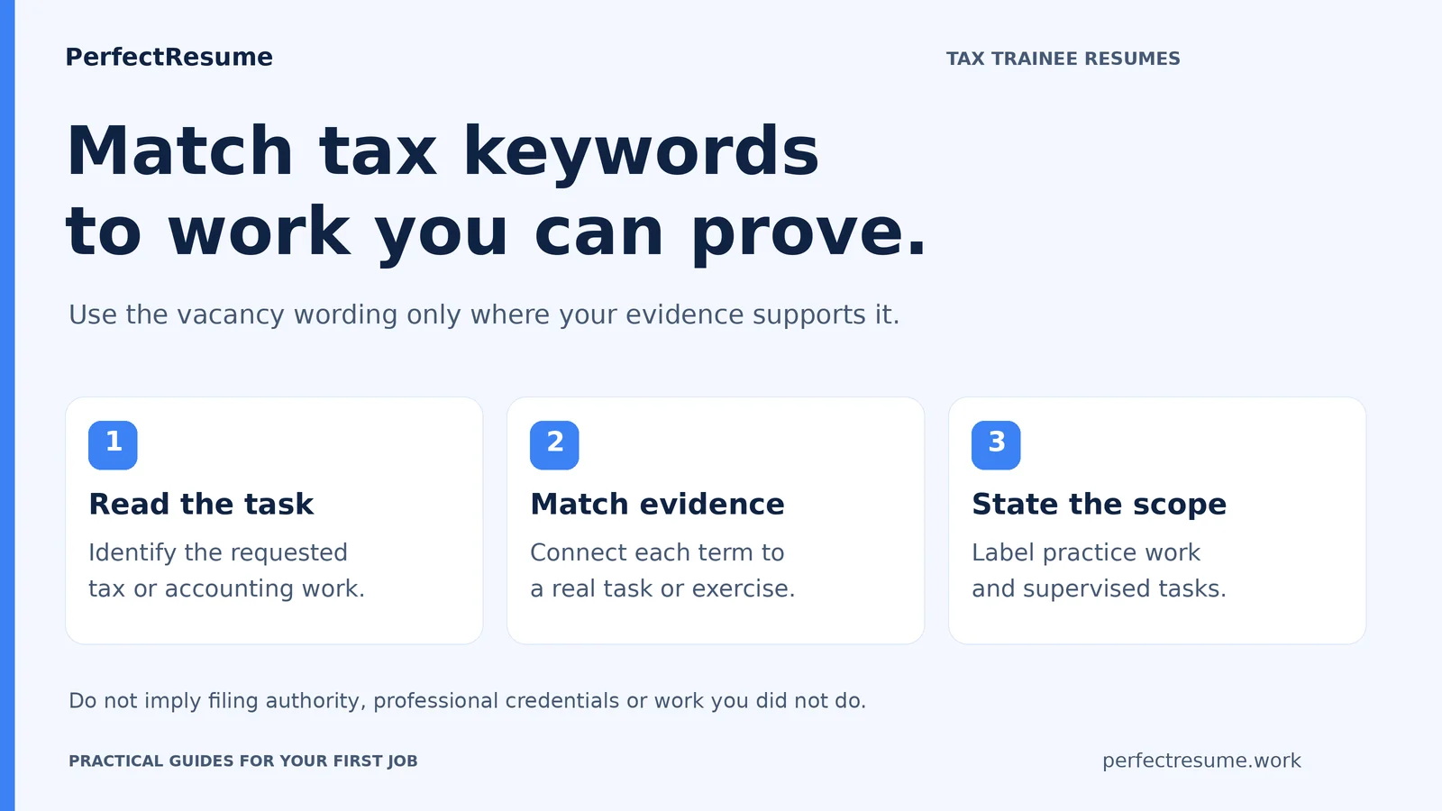 ATS friendly keywords for tax consultant: trainee guide
